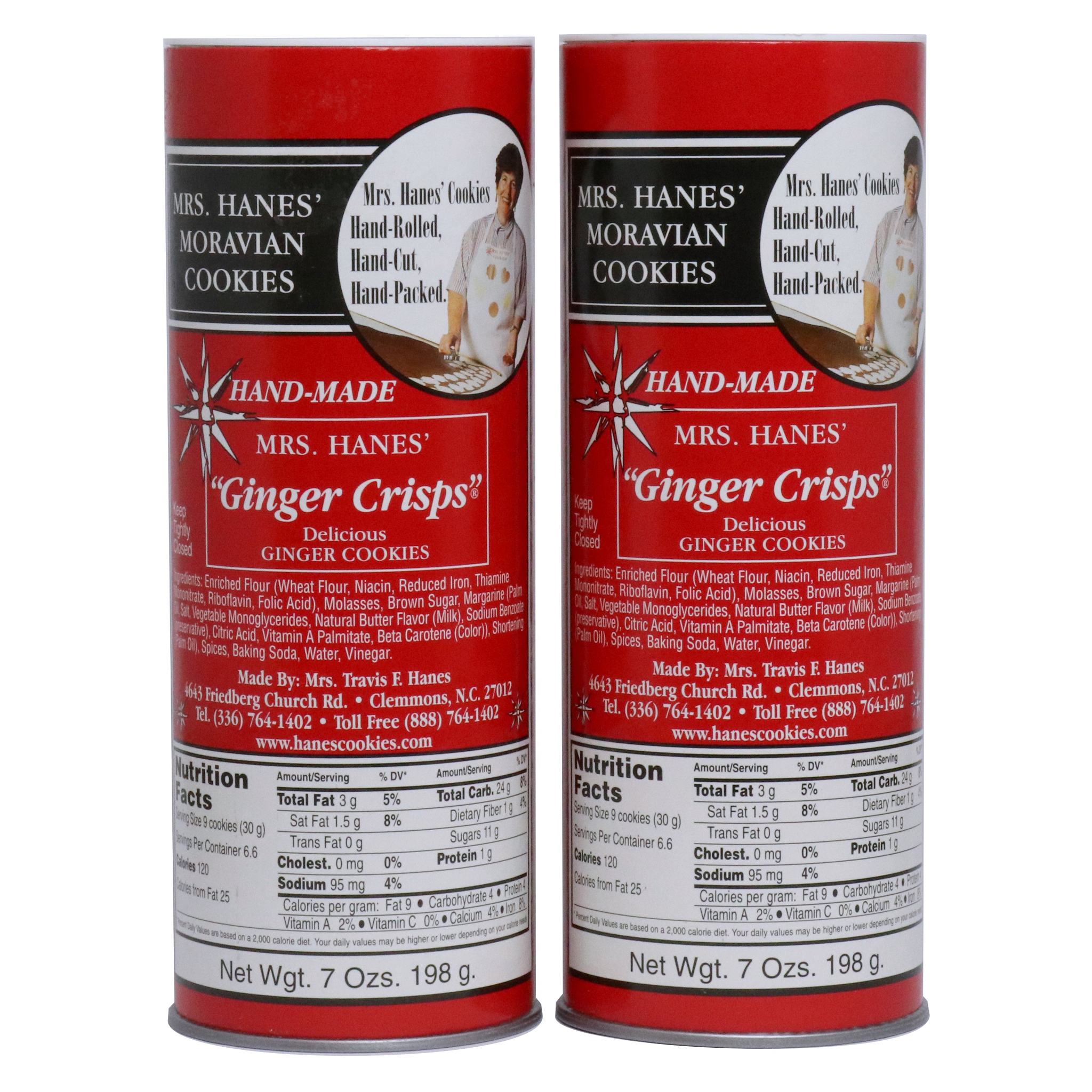 Ginger Crisps – Mrs. Hanes' Moravian Cookies